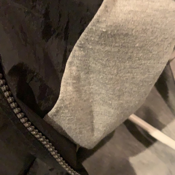 Vintage Adidas Black White Windbreaker Pullover Jacket w/ Hood Soccer Size Large - Picture 5 of 5